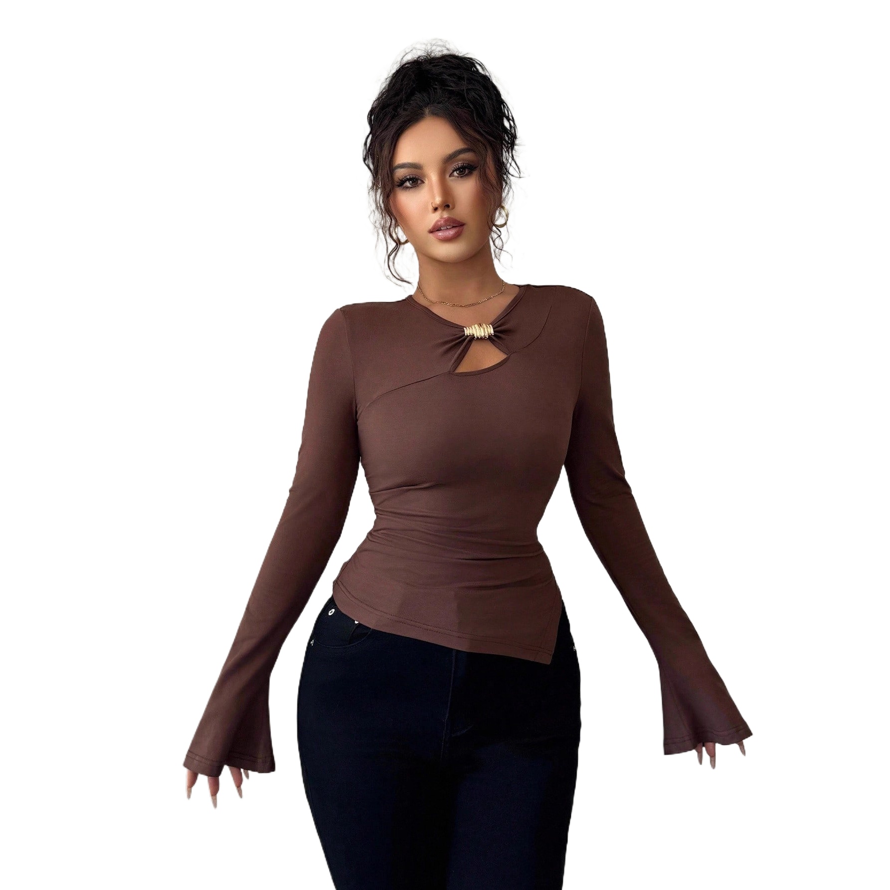 Women Formal Wear Xxl - 2025 Herfst en winter nieuwe asymmetrische