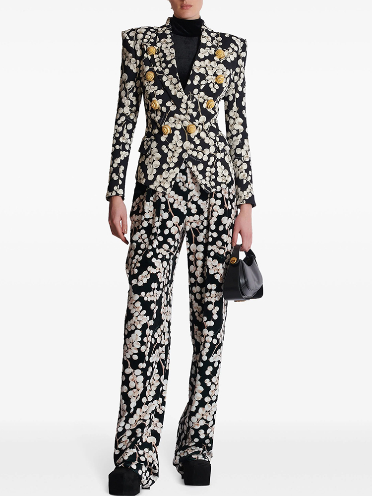 Women'S Formal Wear Suit - Hoogwaardig 2026 Designer Runway Pak Dames
