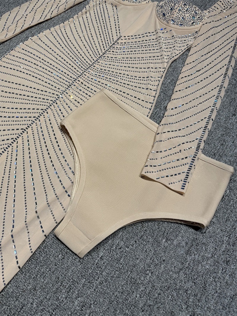 Luxe kristallen beige dames ga - Women Formal Wear Trousers recensie en prijs