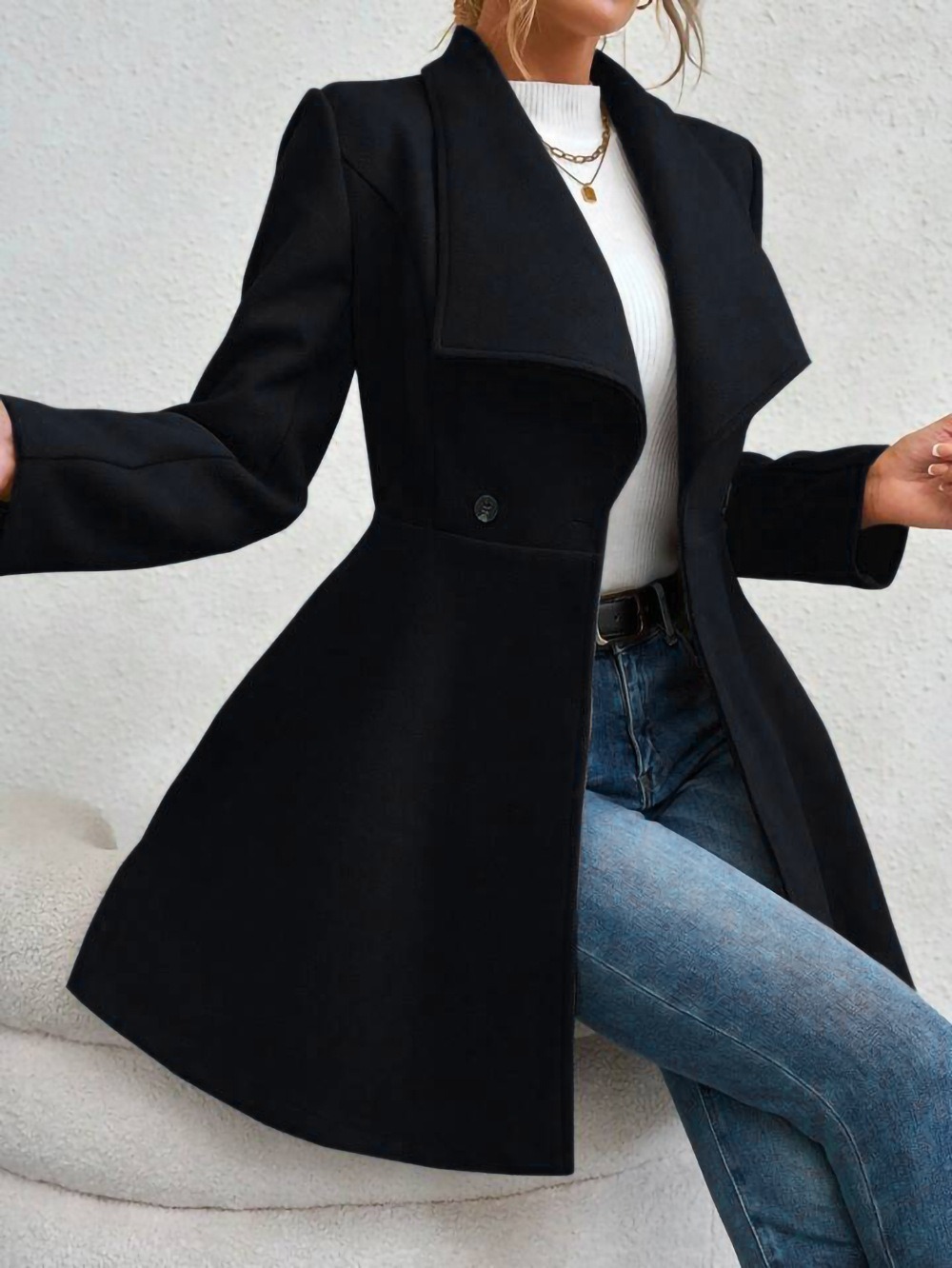 Herfst Winter Modieuze wollen  - Tailored Coat Wool recensie en prijs