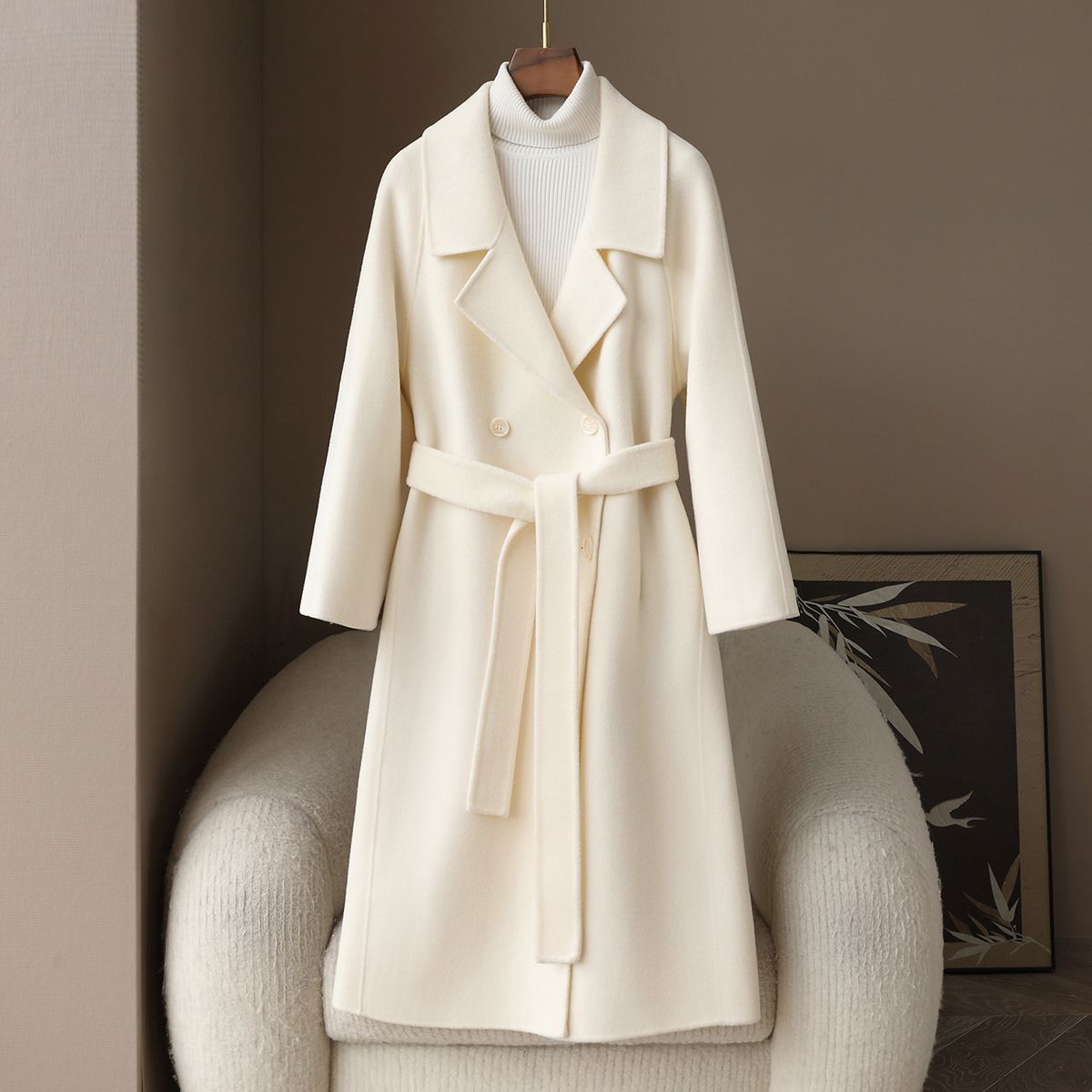 25S Nieuw Product 100% Zuivere - Tailored Coat Wool recensie en prijs