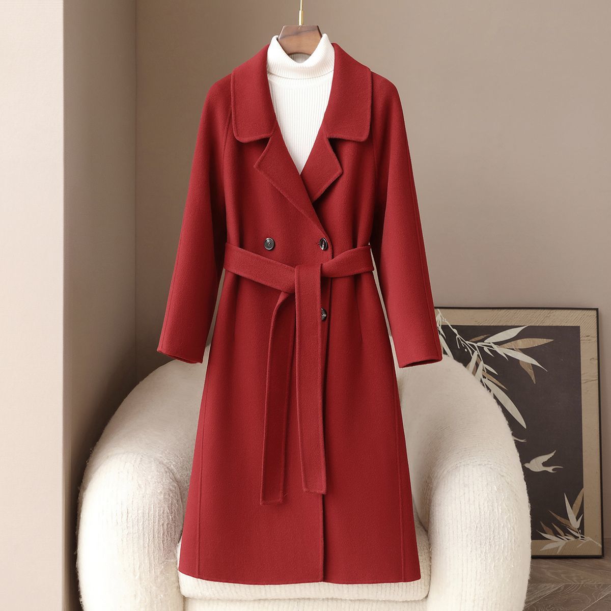 25S Nieuw Product 100% Zuivere - Tailored Coat Wool recensie en prijs