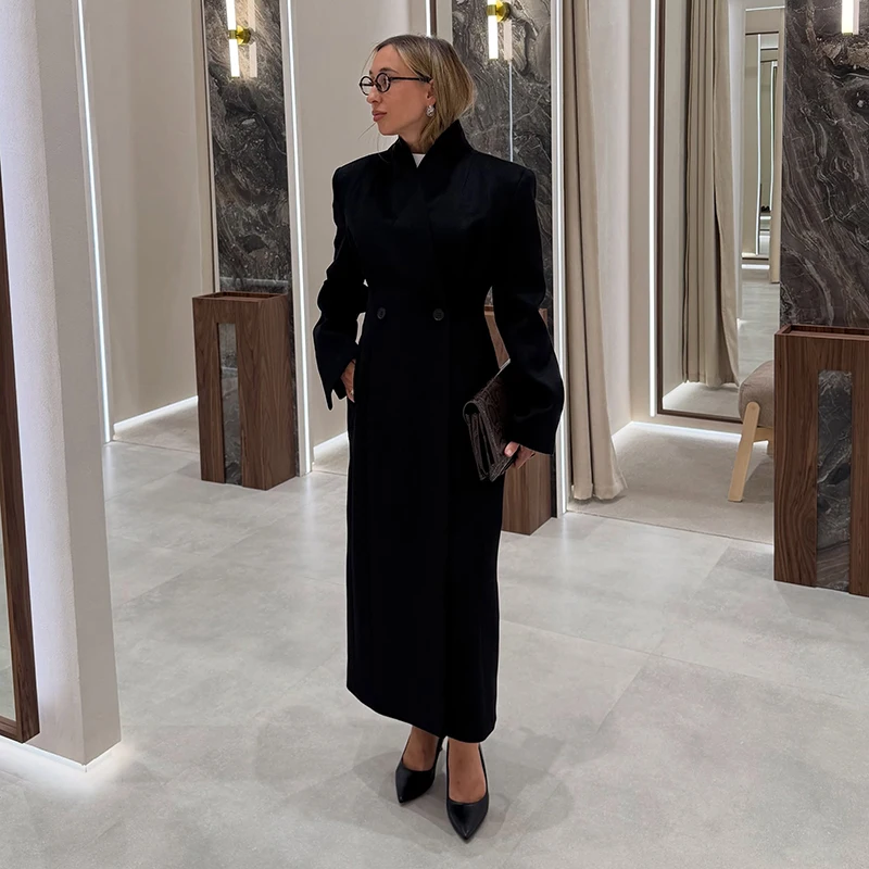 Herfst Commute Dames Maxi Jas  - Tailored Coat Wool recensie en prijs