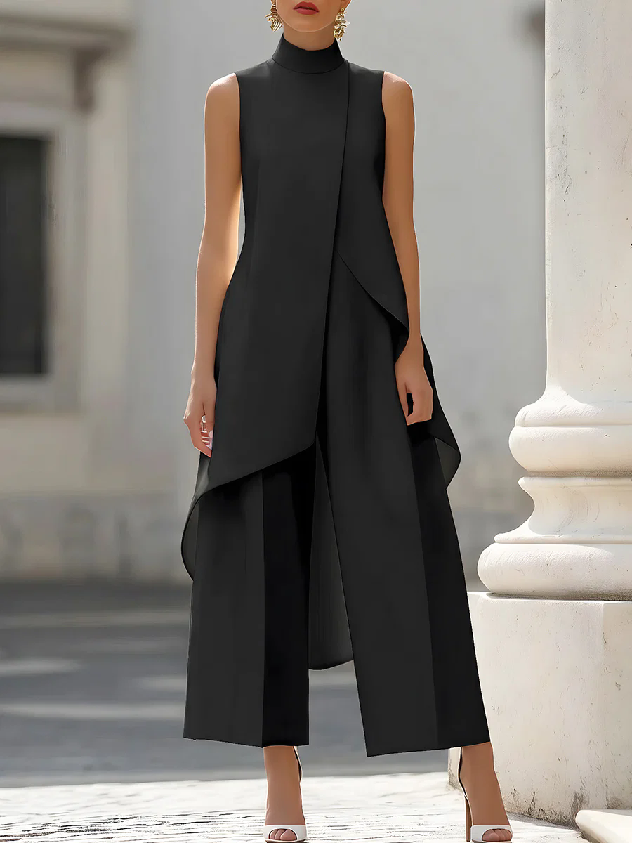 Mouwloze, asymmetrische, gelaa - Women Formal Wear Office recensie en prijs