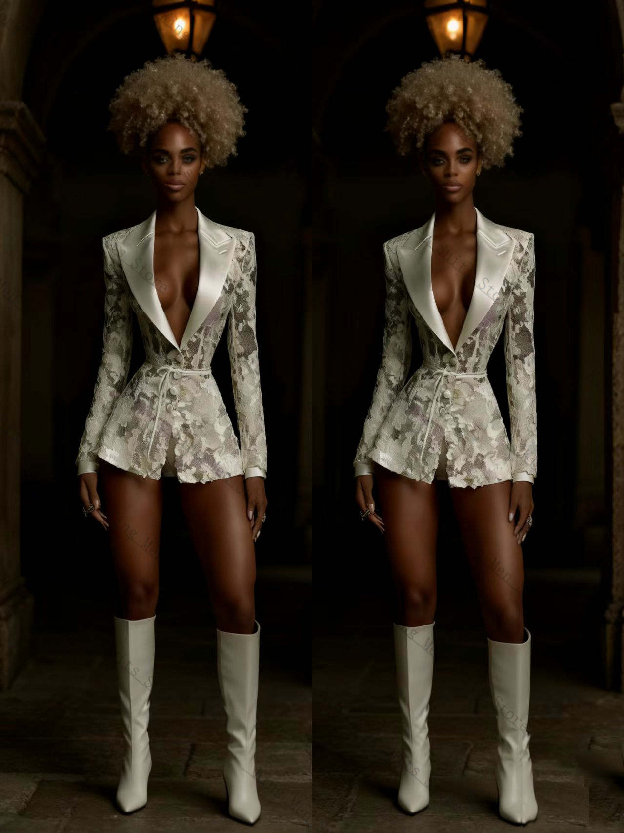Damespak 1-delig blazer met ri - Women'S Formal Wear Tuxedo recensie en prijs