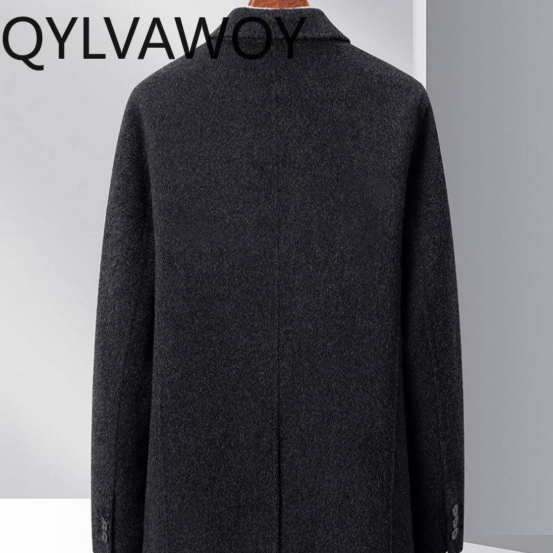 QYLVAWOY 100% Wol Herenjas Op  - Tailored Coat Wool recensie en prijs