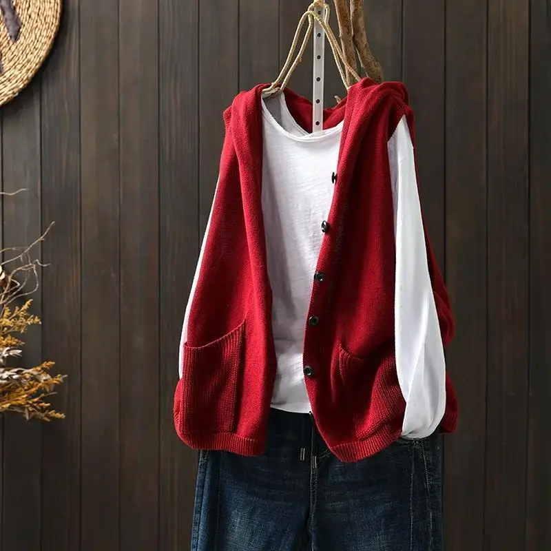 Vest Rood Vest Dames Gebreid V - Women'S Formal Wear Cardigan recensie en prijs