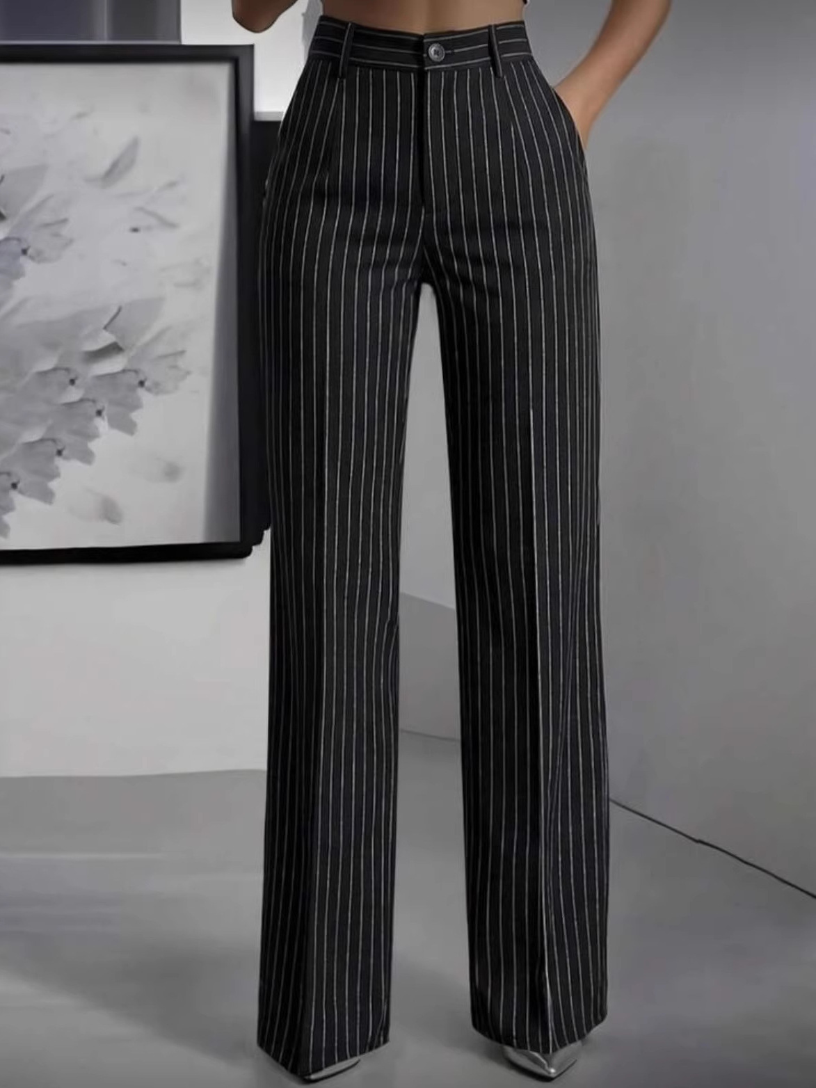 Elegante hoge taille rechte pi - Women'S Formal Wear Suit recensie en prijs