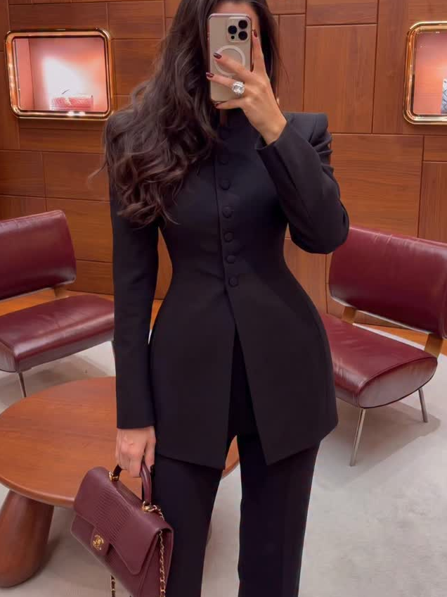 Dames 2-delige pak met mandari - Blazer Set Women Formal recensie en prijs
