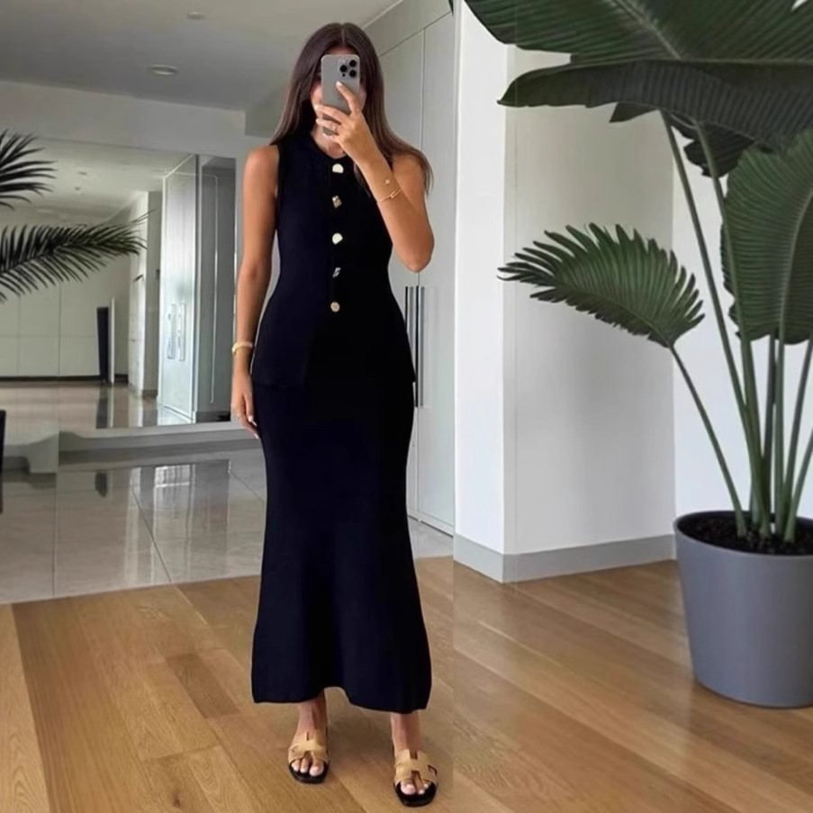 Mouwloze bodycon-top met ronde - Women Formal Wear Office recensie en prijs
