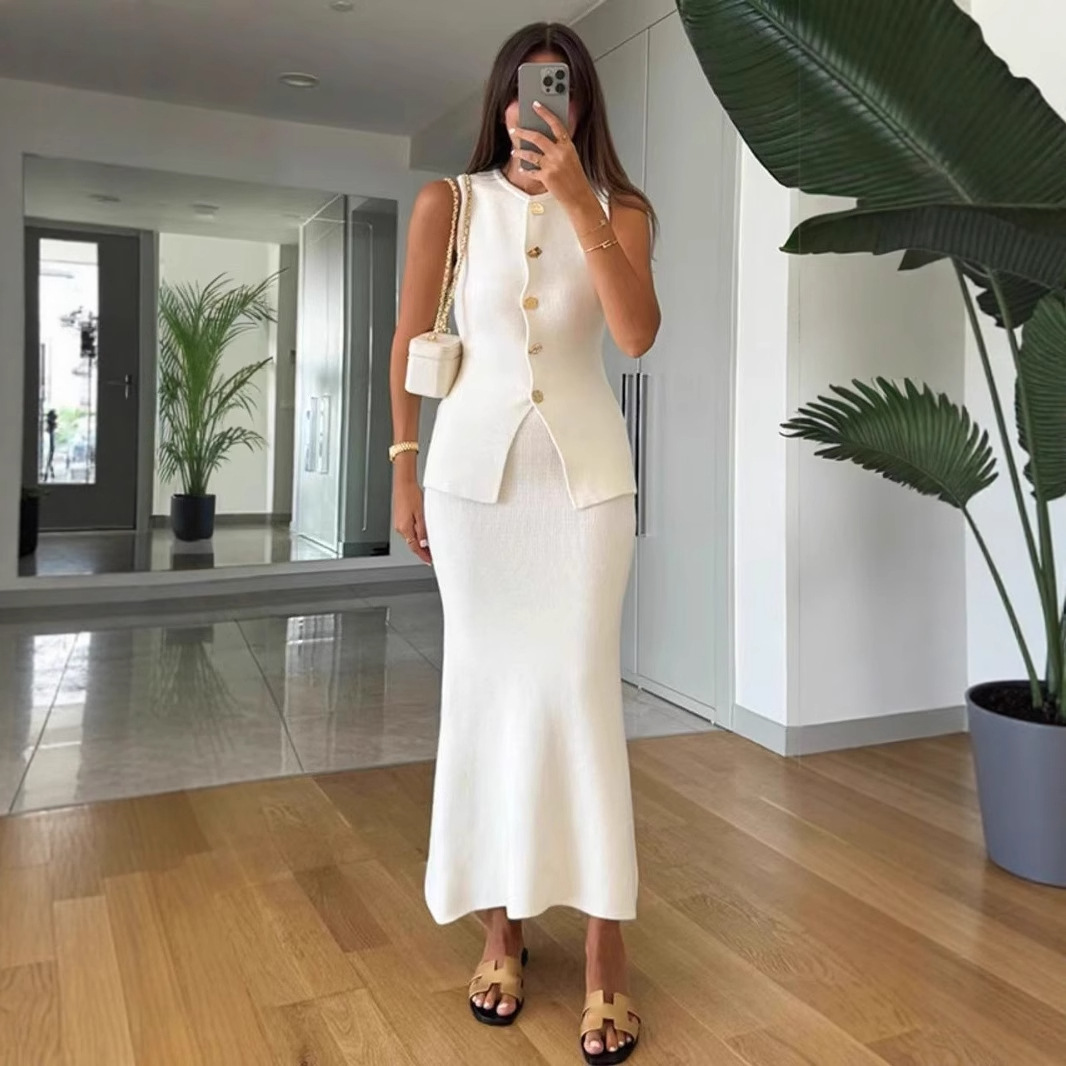 Mouwloze bodycon-top met ronde - Women Formal Wear Office recensie en prijs