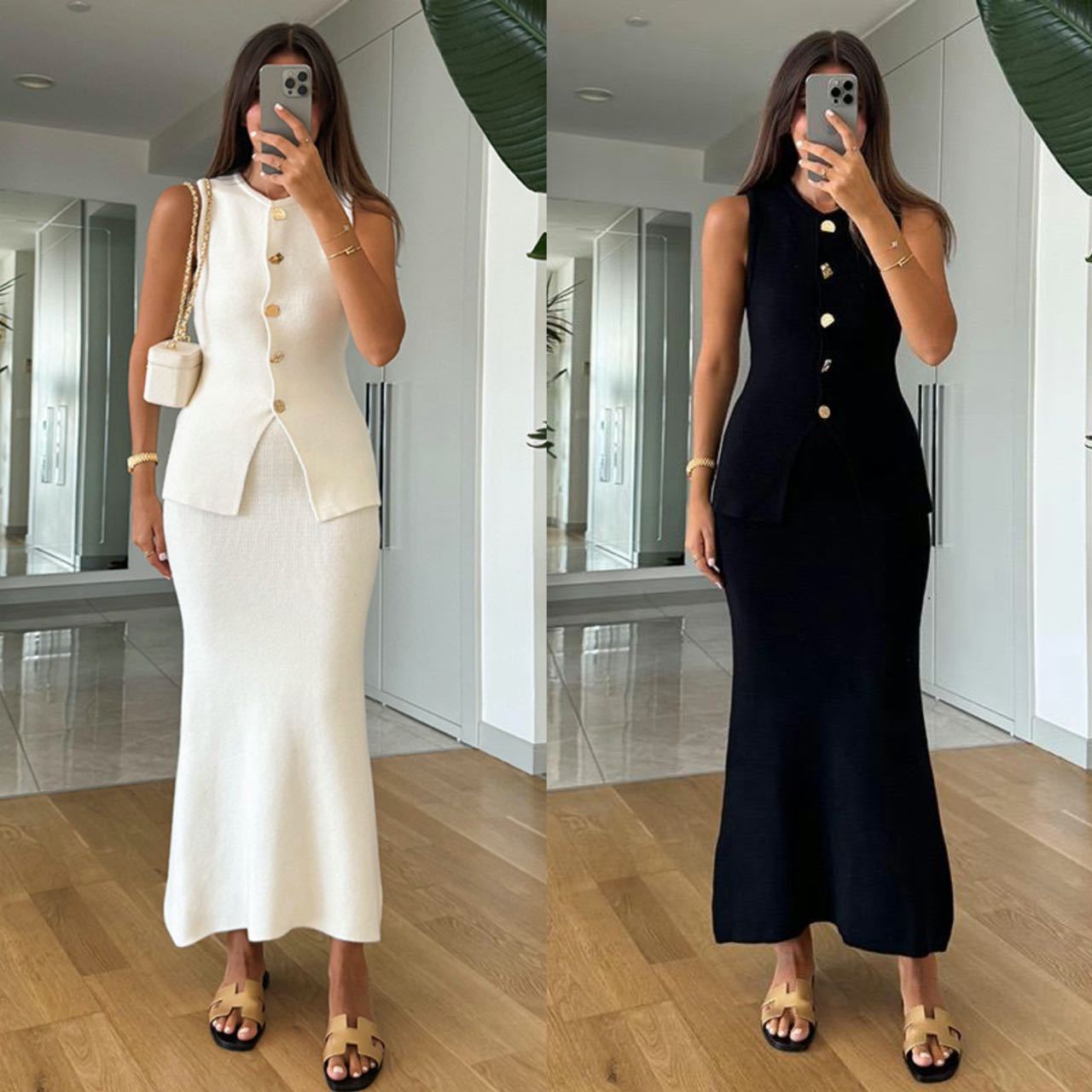 Mouwloze bodycon-top met ronde - Women Formal Wear Office recensie en prijs