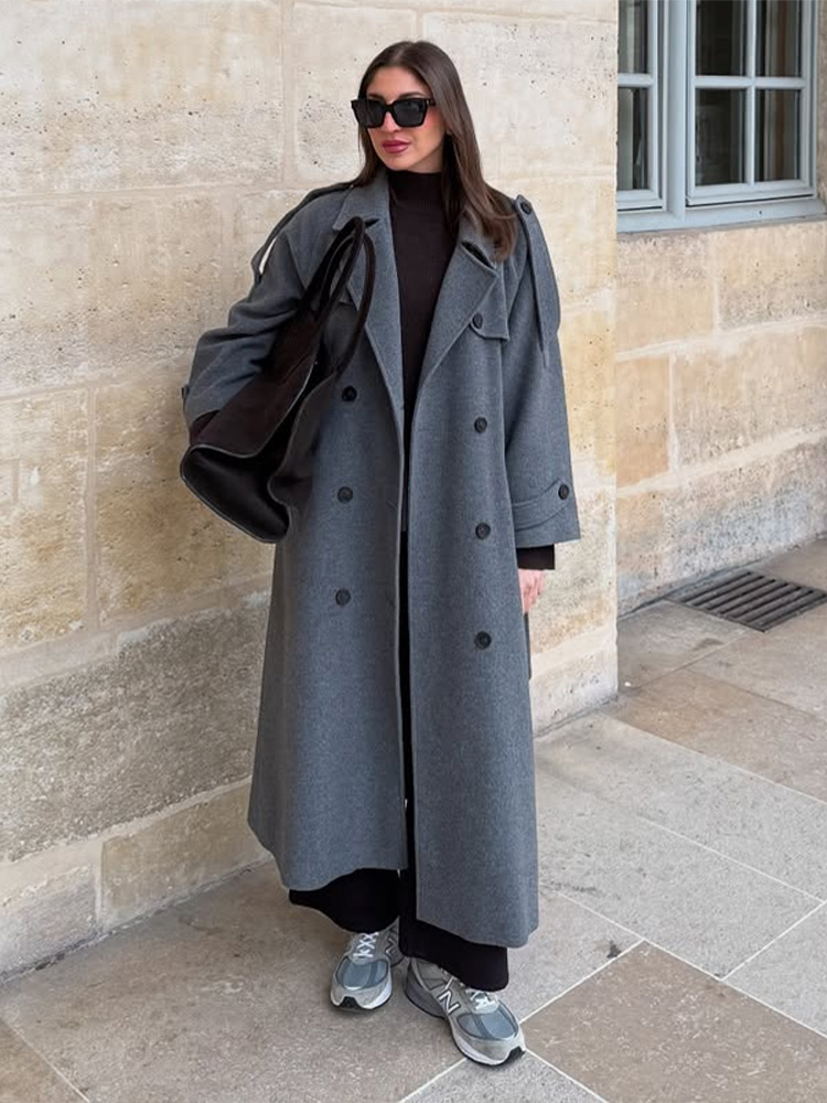 Retro wollen overjas met rever - Tailored Coat Wool recensie en prijs
