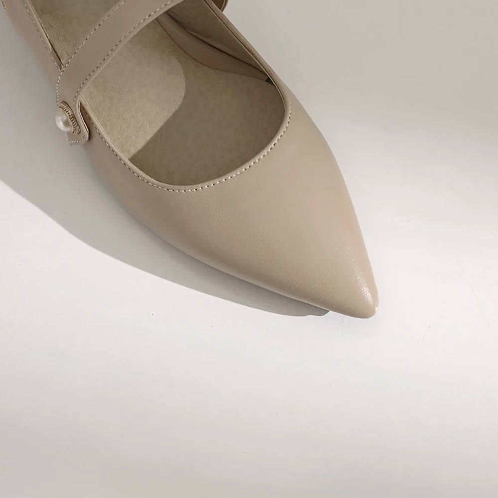 Zomerse Nieuwe Elegante Beige  - Slingback Heel Formal recensie en prijs