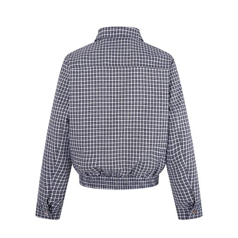 Geruit reversjack met rits voo - Tailored Coat Wool recensie en prijs