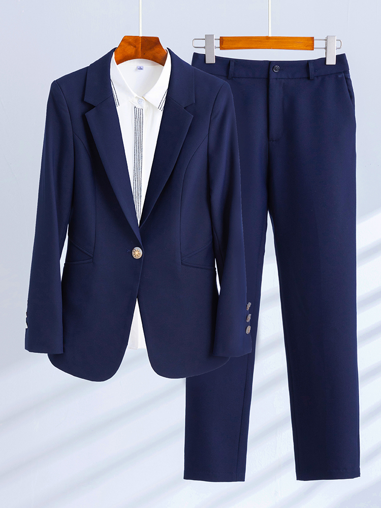 Dames blauw marineblauw zwart  - Women Formal Wear Trousers recensie en prijs
