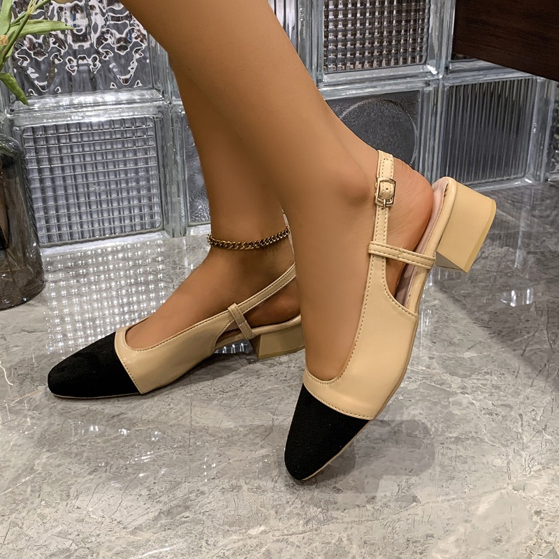 Patchwork lederen slingbacks d - Slingback Heel Formal recensie en prijs