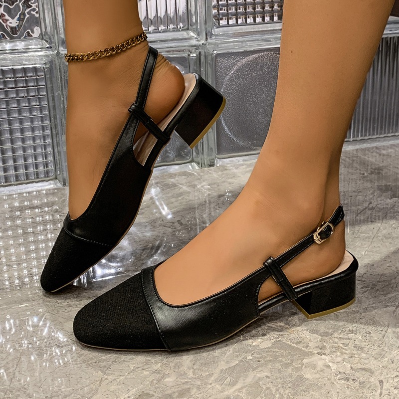 Patchwork lederen slingbacks d - Slingback Heel Formal recensie en prijs