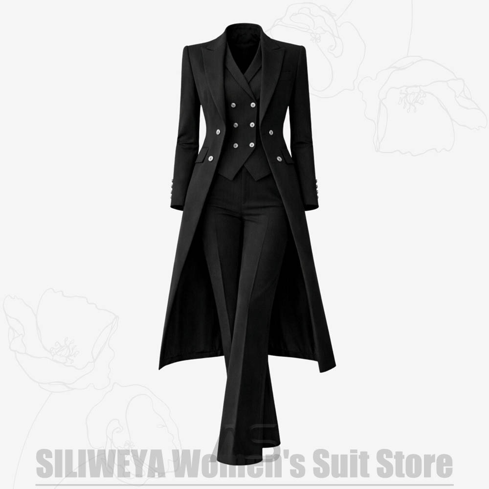 Damespak 3-delig dubbelgeknoop - Women Formal Wear Office recensie en prijs