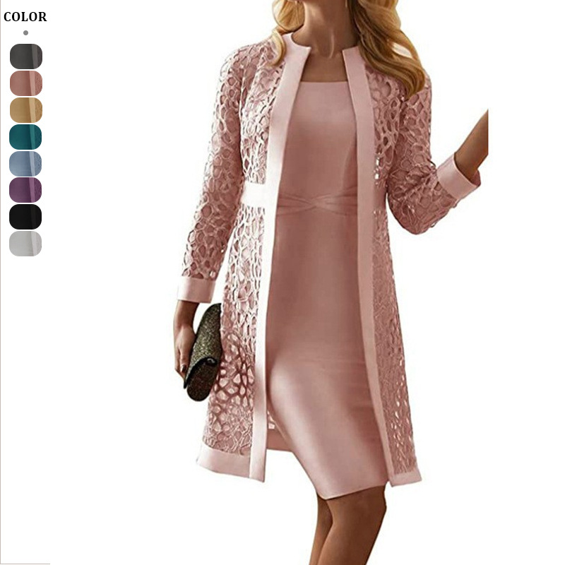 Wein Kanten Vest Jurk met Twee - Formal Dress Female recensie en prijs